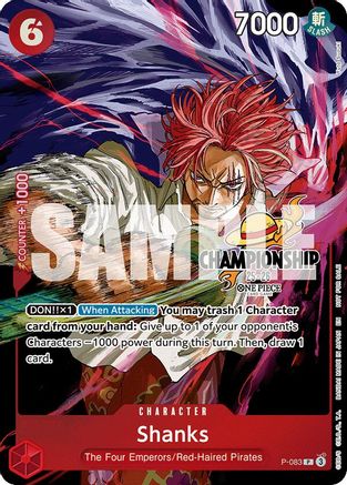 Shanks (CS 25-26 Event Pack Finalist Ver.) (P-083) - Promo