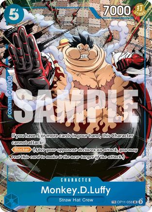 Monkey.D.Luffy - OP11-058 (TR) (OP11-058) - Treasure Rare
