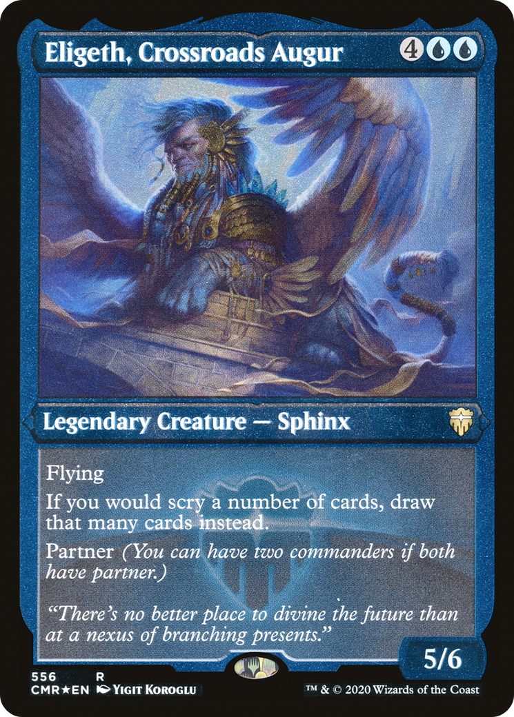 Eligeth, Crossroads Augur (Gravé) [Commander Legends] 