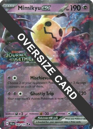 Mimikyu ex (Journey Together Stamped) 069  - Holofoil - Double Rare