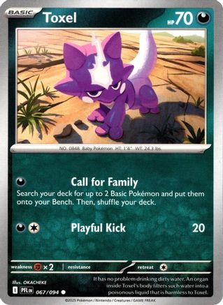 Toxel 067  - Reverse Holofoil - Common