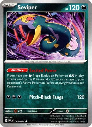 Seviper 062  - Uncommon