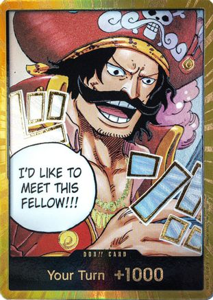 DON!! Card (Gol.D.Roger) (Gold) - DON!!