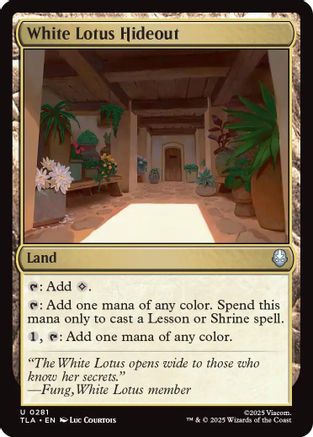 White Lotus Hideout (TLA-281) - Avatar: The Last Airbender