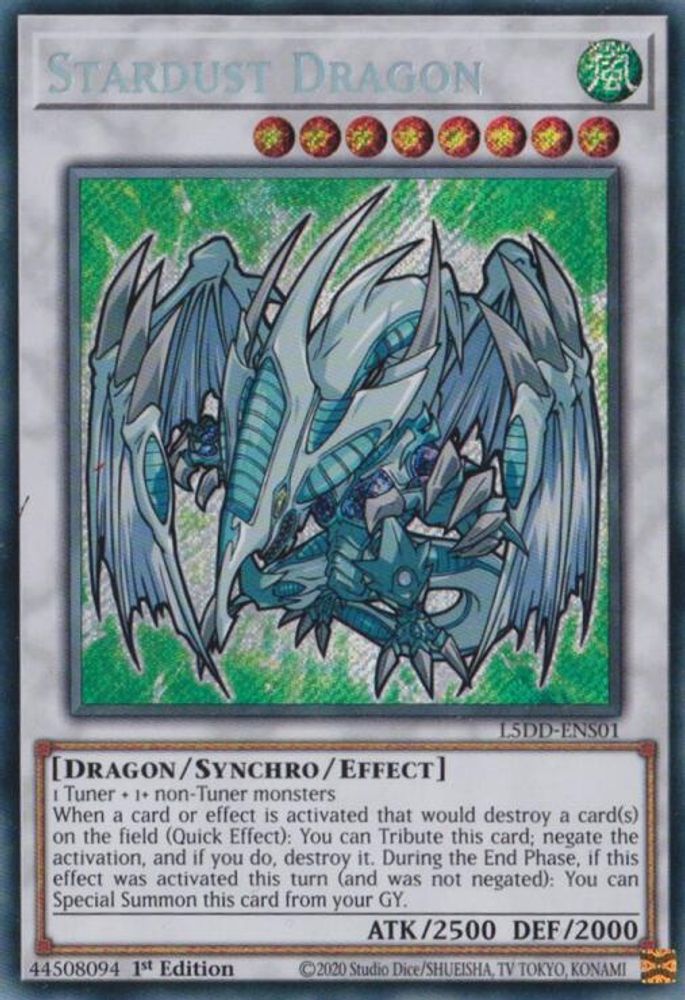 Stardust Dragon (L5DD-ENS01) (L5DD-ENS01) - Secret Rare