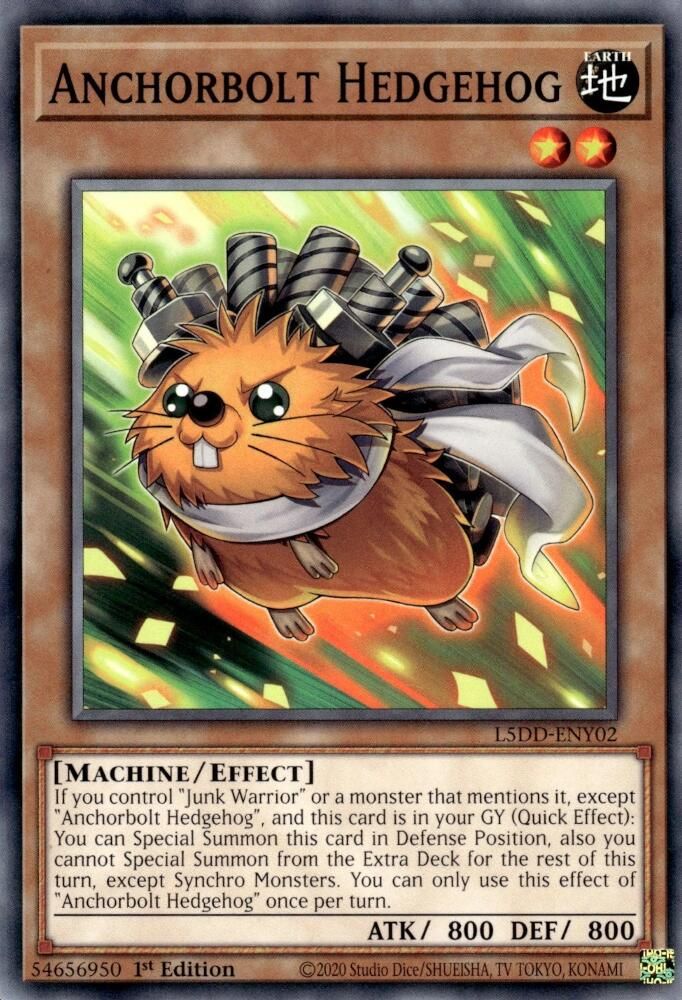 Anchorbolt Hedgehog (L5DD-ENY02) - Common