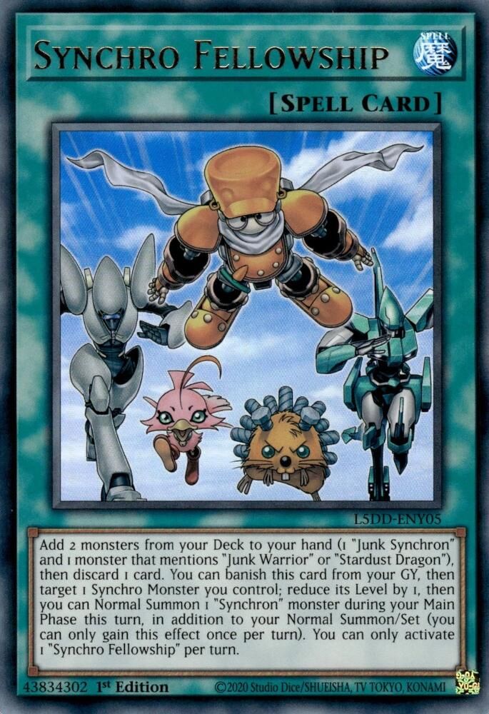 Synchro Fellowship (L5DD-ENY05) - Ultra Rare