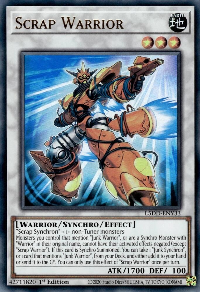 Scrap Warrior (L5DD-ENY33) - Ultra Rare