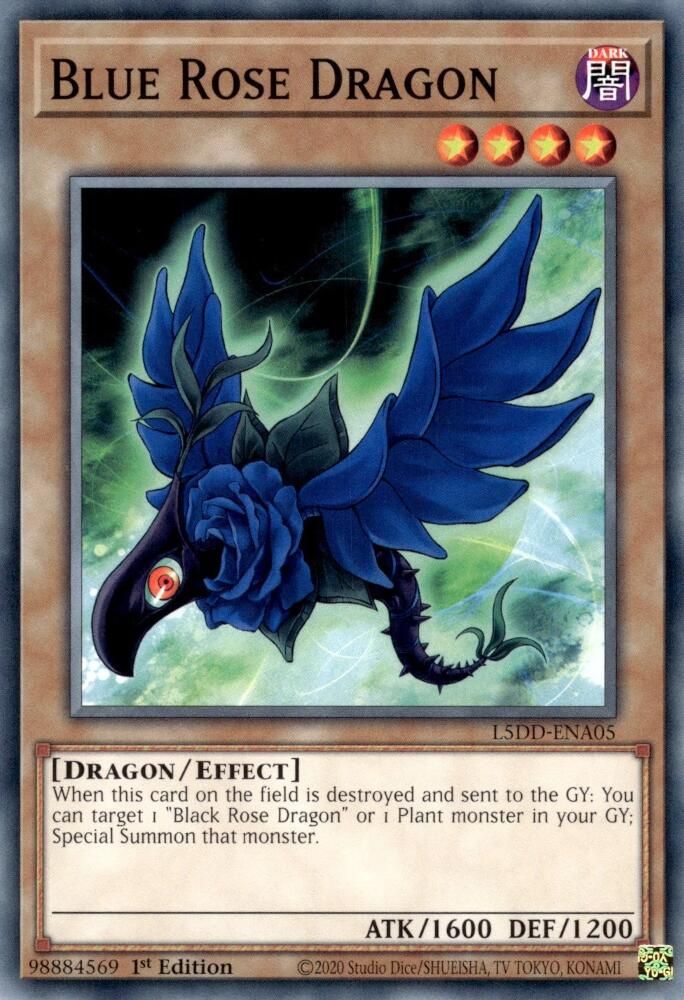 Blue Rose Dragon (L5DD-ENA05) - Common