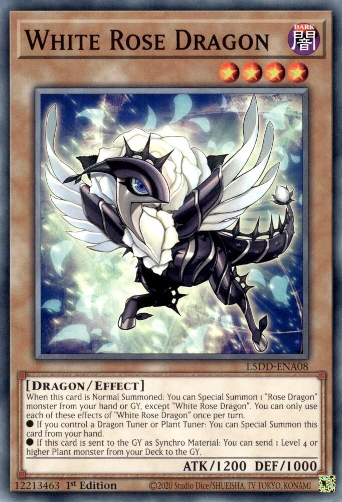 White Rose Dragon (L5DD-ENA08) - Common