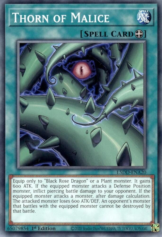 Thorn of Malice (L5DD-ENA20) - Common