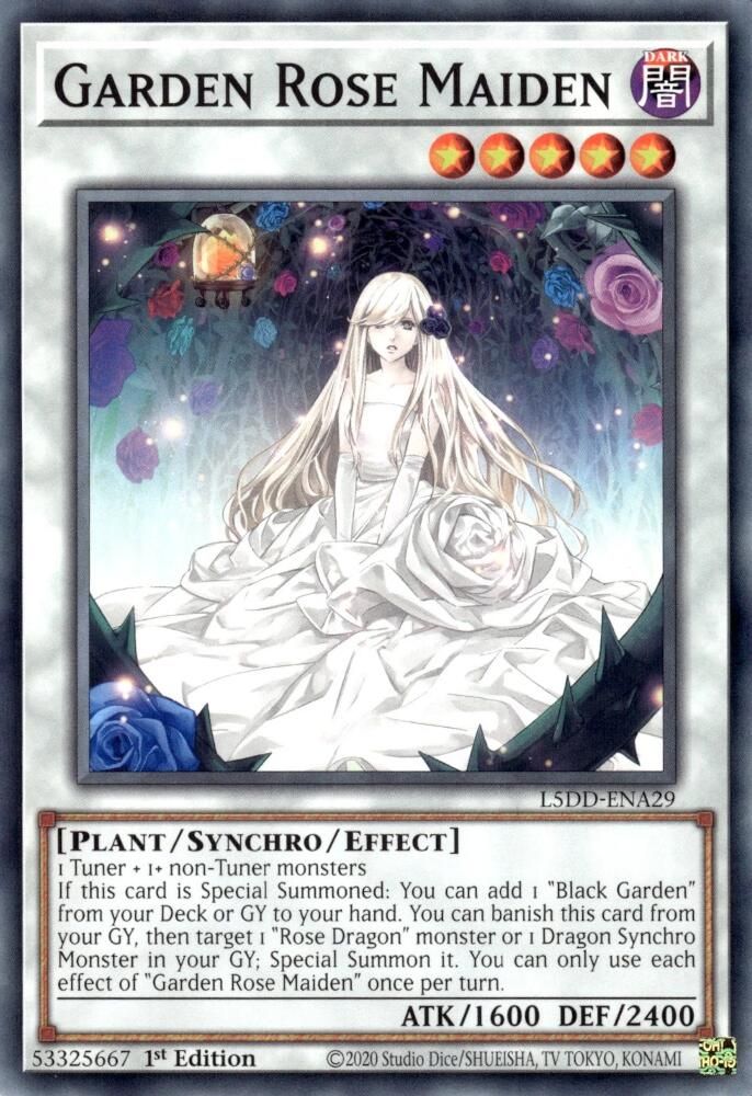 Garden Rose Maiden (L5DD-ENA29) - Common