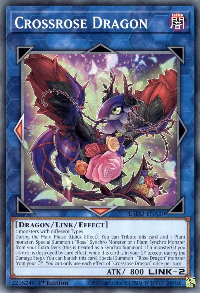 Crossrose Dragon (L5DD-ENA30) - Common