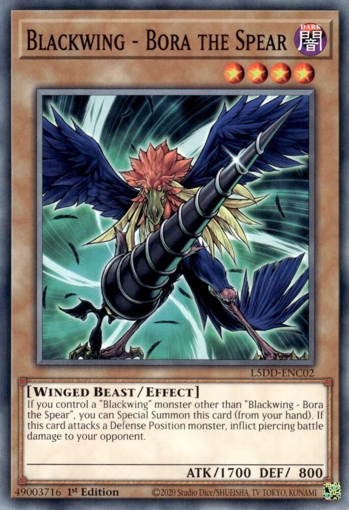 Blackwing - Bora the Spear (L5DD-ENC02) - Common