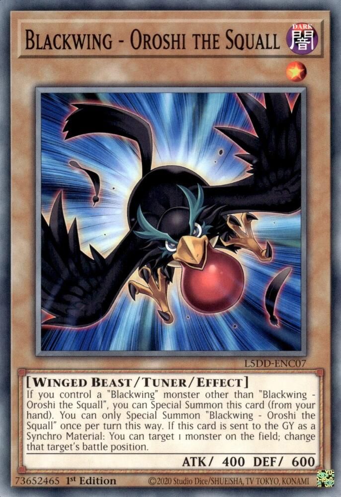 Blackwing - Oroshi the Squall (L5DD-ENC07) - Common
