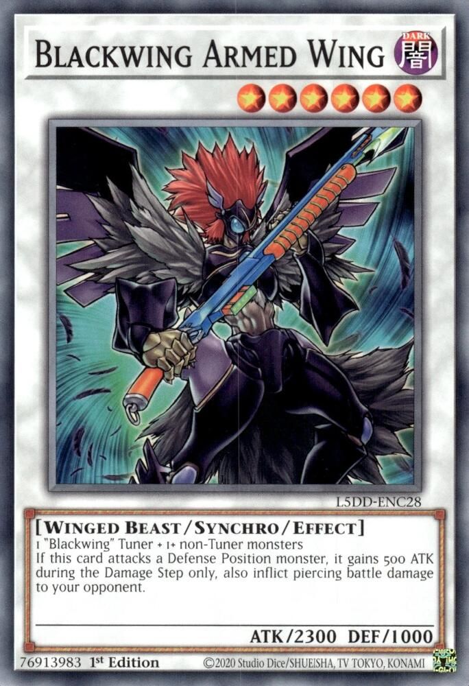 Blackwing Armed Wing (L5DD-ENC28) - Common