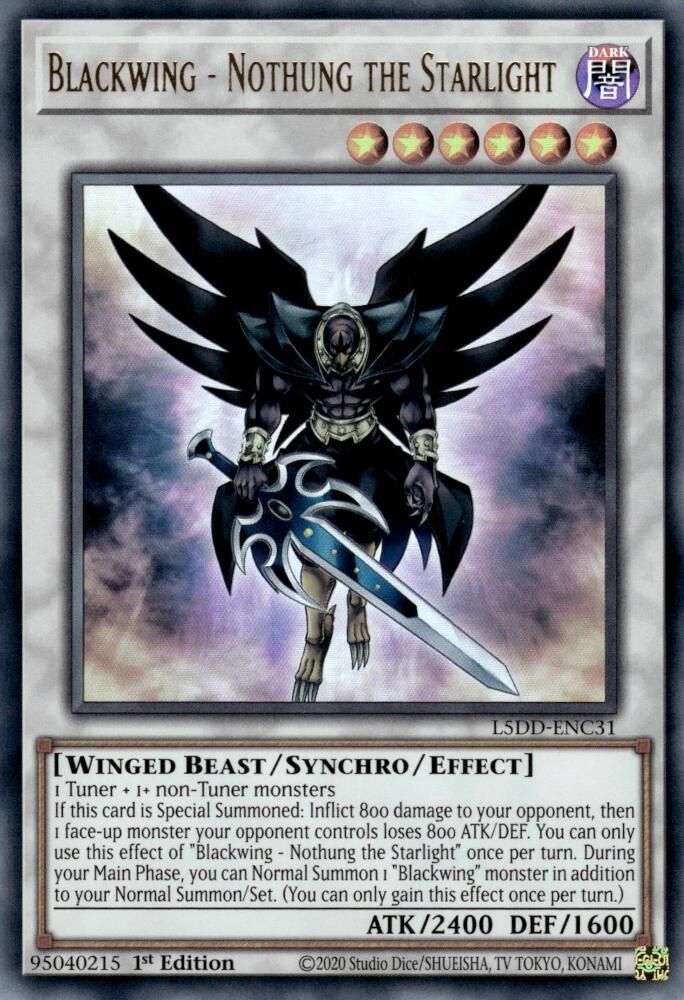 Blackwing - Nothung the Starlight (L5DD-ENC31) - Ultra Rare