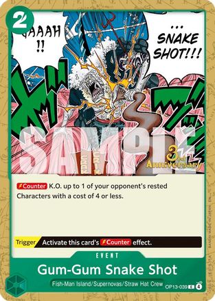 Gum-Gum Snake Shot (OP13-039) - Common