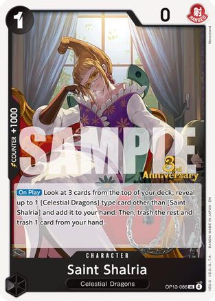 Saint Shalria (OP13-086) - Uncommon