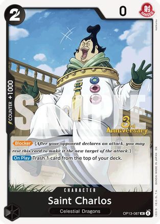 Saint Charlos (OP13-087) - Uncommon