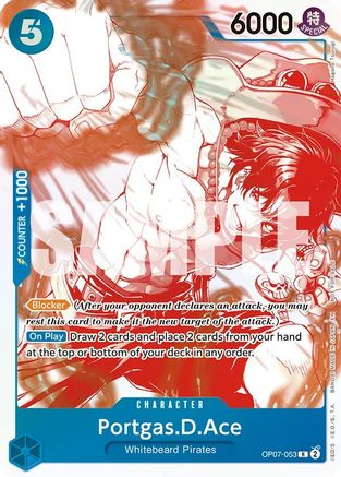 Portgas.D.Ace - OP07-053 (3rd Anniversary Treasure Campaign Pack) (OP07-053) - Rare