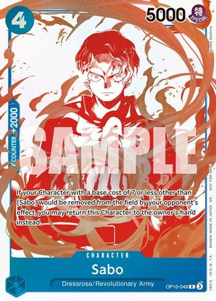 Sabo - OP10-049 (3rd Anniversary Treasure Campaign Pack) (OP10-049) - Rare