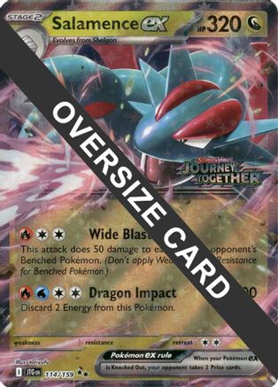 Salamence ex 114/159  - Holofoil - Double Rare