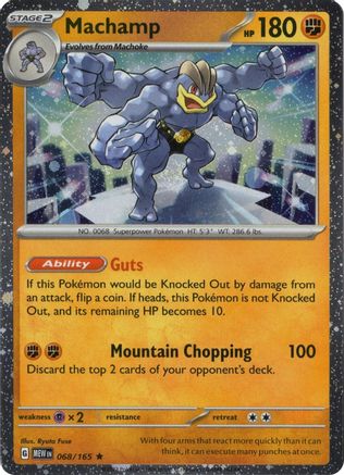 Machamp 068/165 (Cosmos Holo) (Cosmos Holo) 068/165  - Holofoil - Rare