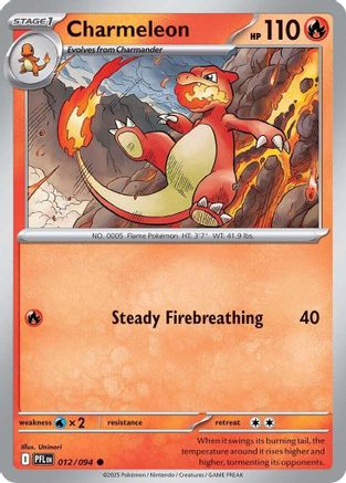 Charmeleon 012  - Reverse Holofoil - Common