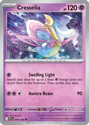 Cresselia 039  - Reverse Holofoil - Uncommon