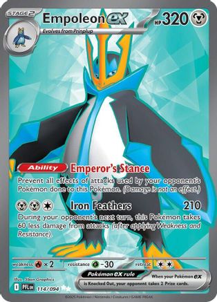 Empoleon ex 114/094  - Holofoil - Ultra Rare