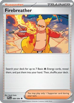 Firebreather 089/094  - Reverse Holofoil - Uncommon