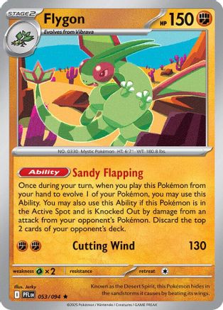 Flygon 053/094  - Reverse Holofoil - Rare