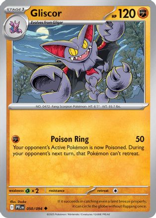 Gliscor 050  - Reverse Holofoil - Uncommon