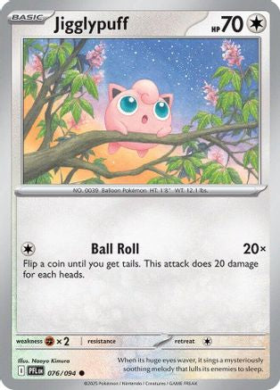 Jigglypuff 076  - Reverse Holofoil - Common