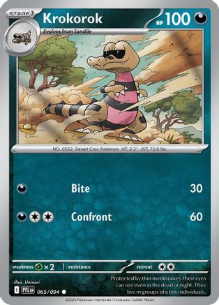 Krokorok 065  - Reverse Holofoil - Common