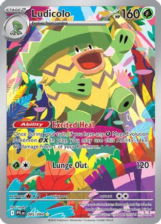 Ludicolo 095/094  - Holofoil - Illustration Rare