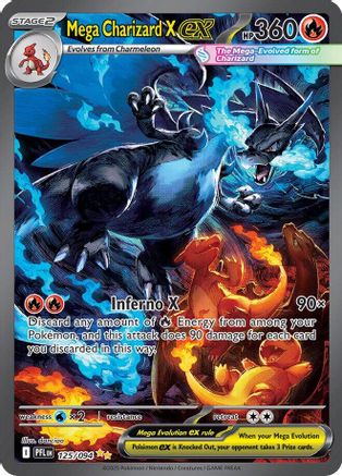 Mega Charizard X ex 125/094  - Holofoil - Special Illustration Rare