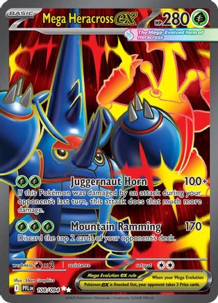 Mega Heracross ex 108/094  - Holofoil - Ultra Rare