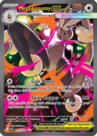 Mega Lopunny ex 128/094  - Holofoil - Special Illustration Rare