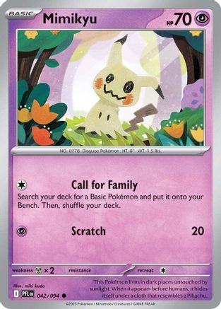 Mimikyu 042  - Reverse Holofoil - Common