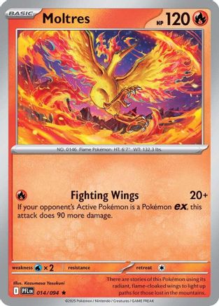 Moltres 014  - Reverse Holofoil - Holo Rare