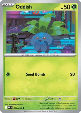 Oddish 001  - Common