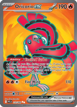 Oricorio ex 110/094  - Holofoil - Ultra Rare