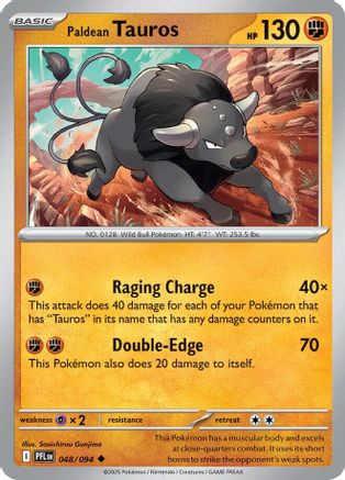 Paldean Tauros 048  - Uncommon