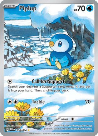Piplup 098/094  - Holofoil - Illustration Rare