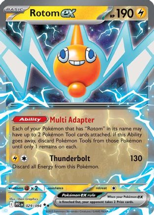 Rotom ex 029/094  - Holofoil - Double Rare