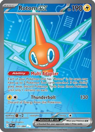 Rotom ex 111/094  - Holofoil - Ultra Rare