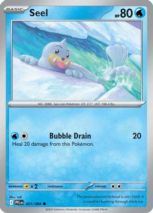 Seel 021  - Reverse Holofoil - Common