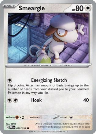 Smeargle 080  - Reverse Holofoil - Common
